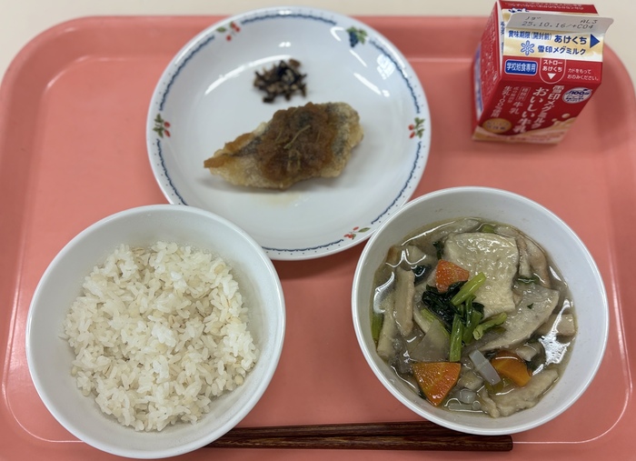 10月3日今日の給食