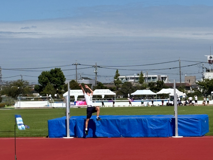高跳びの様子