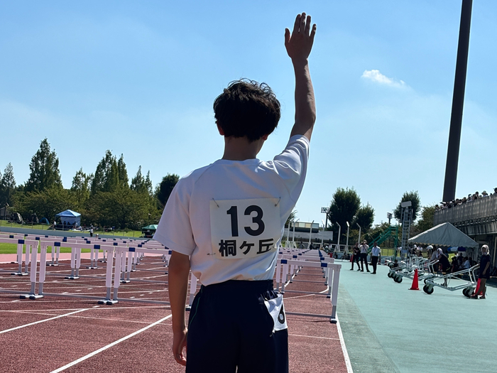 スタートの後ろ姿