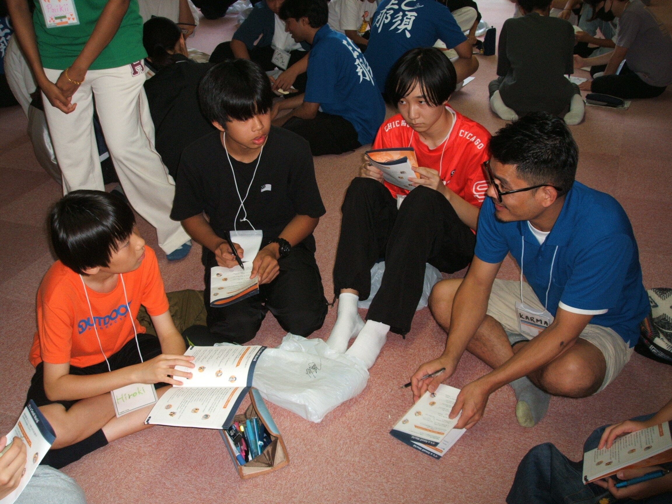 留学生との交流の様子1