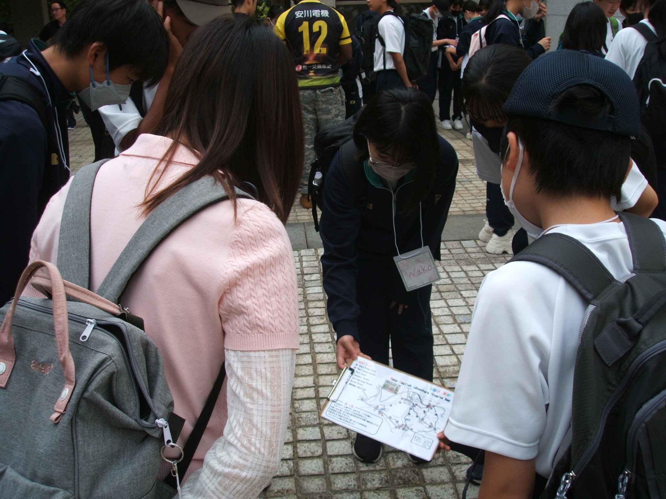 ハイキングに向けての話し合い