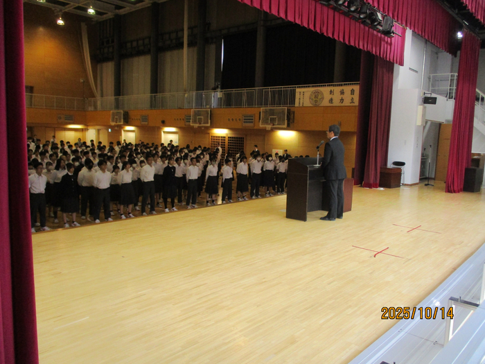 2学期始業式の様子1