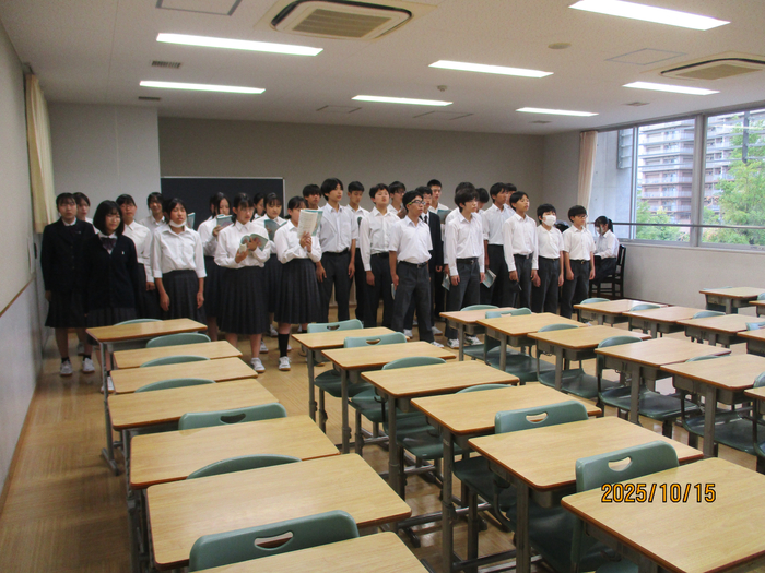 合唱練習の様子（2）