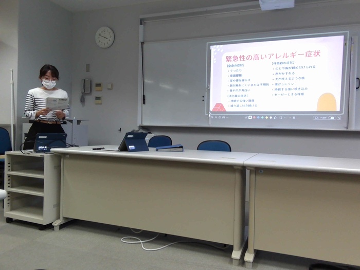アレルギー対応研修の様子1