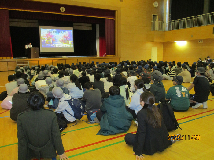 生徒会発表の様子（1）