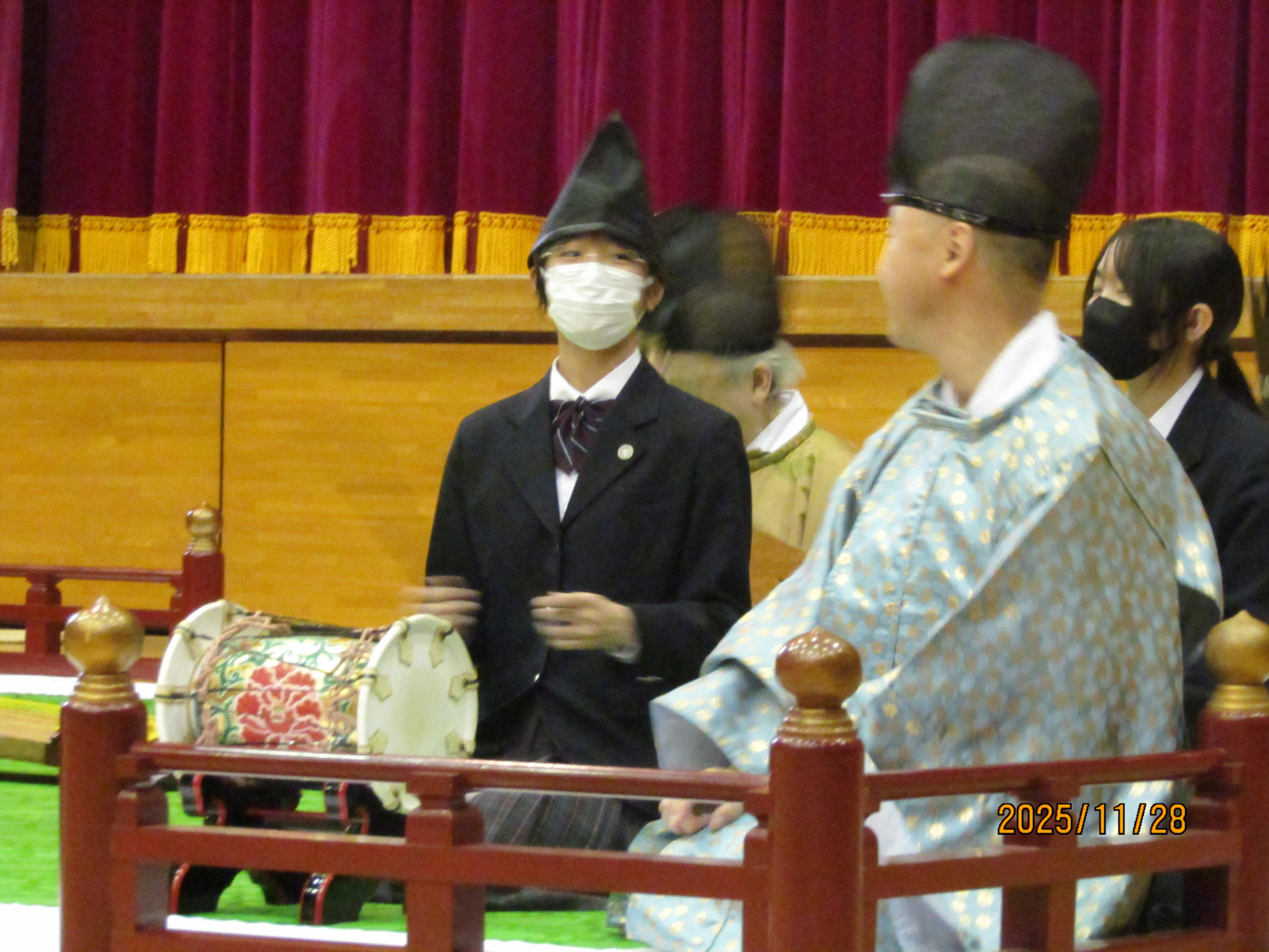 太鼓体験の様子2