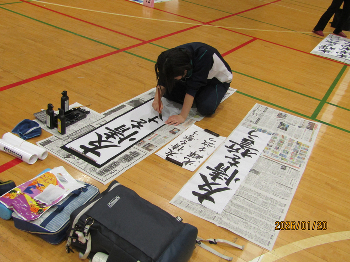 代表生徒の様子