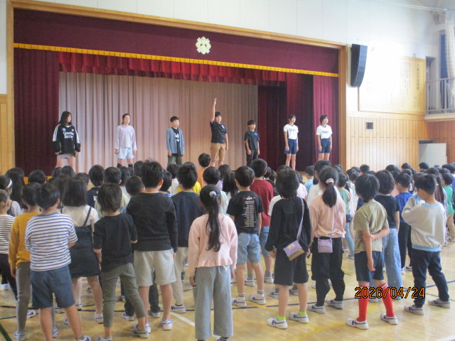 歌う姿勢
