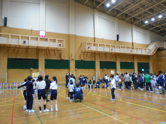 新入生と転入生を迎える会の写真
