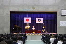 入学式の様子