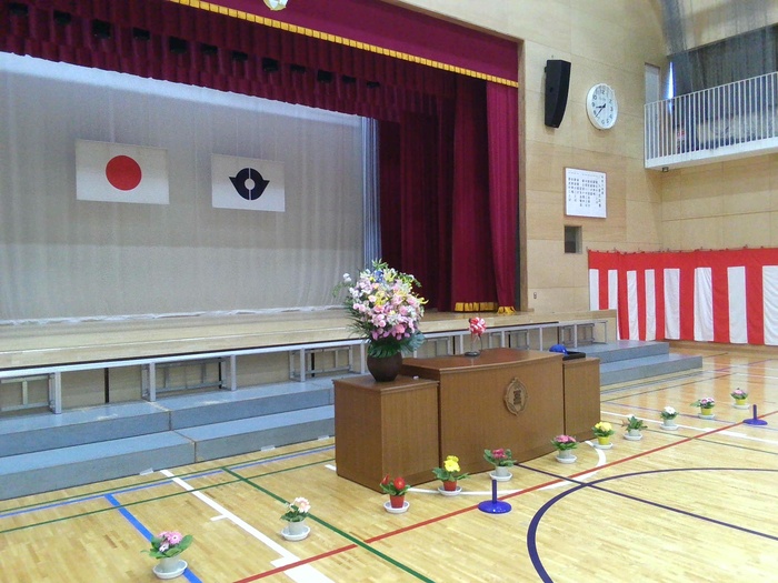 入学式の写真