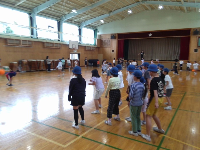 体育館の様子