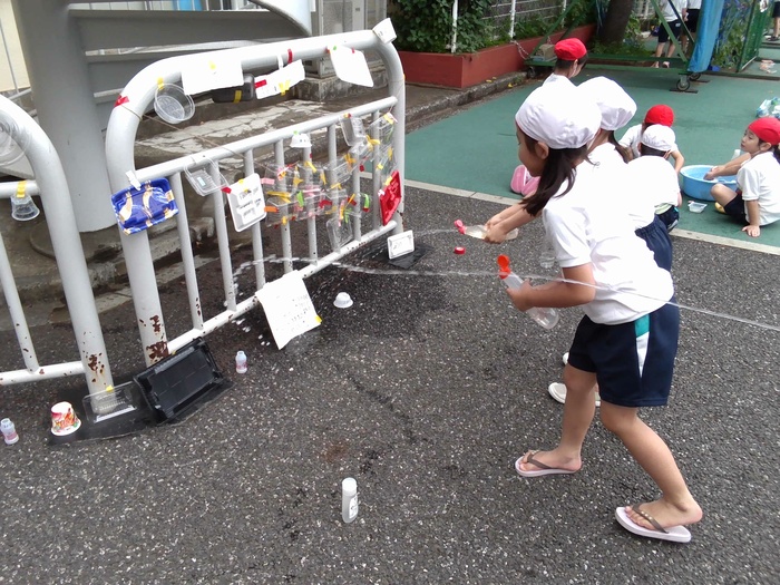 的あてを楽しんでいるところ