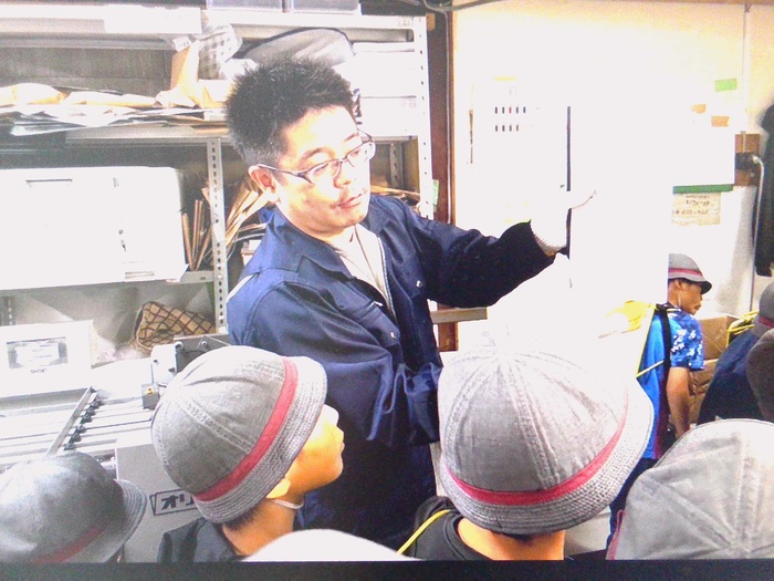 3年生 社会科 中村印刷所の見学