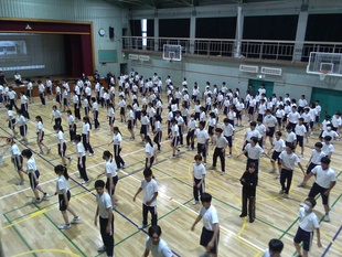 運動会全体練習3
