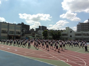 運動会全体練習2回目