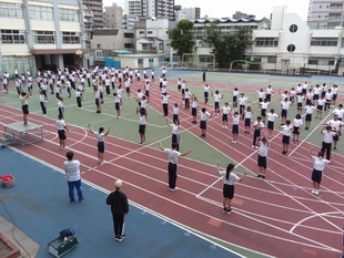 運動会全体練習最終