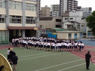 運動会全体練習最終