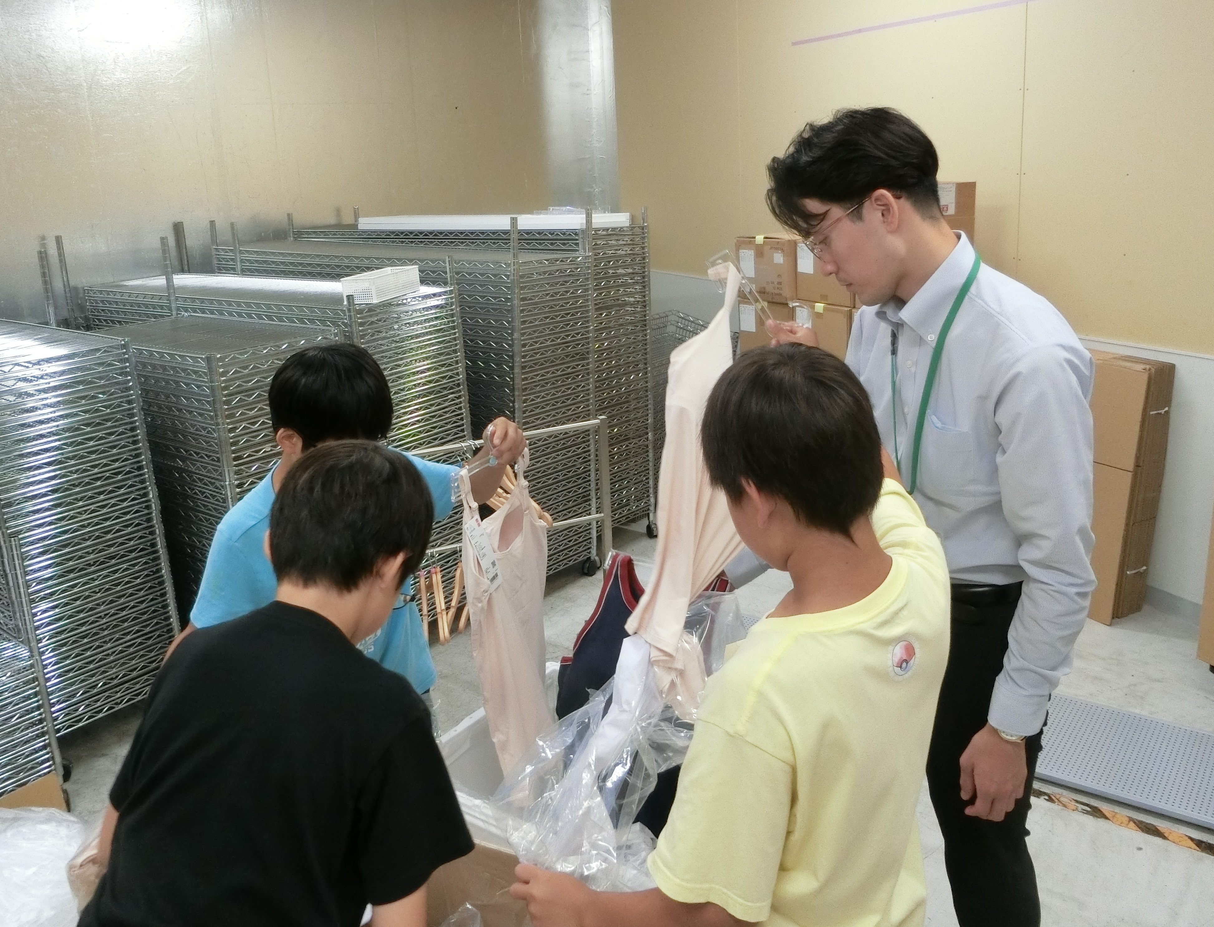 作業の様子