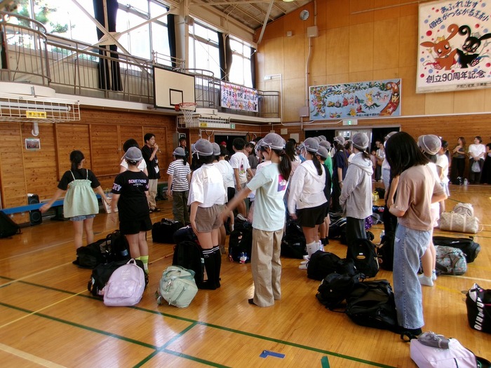 日光高原学園出発式を行いました