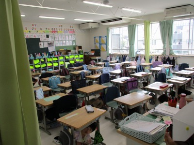 避難訓練が行われました