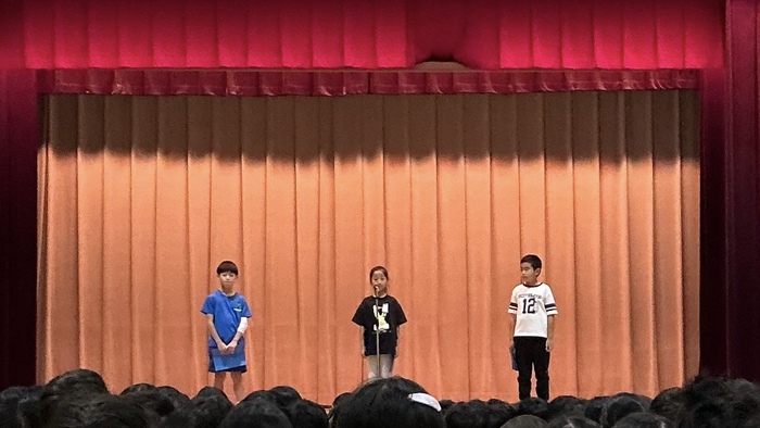 3年生の一学期頑張ったこと発表
